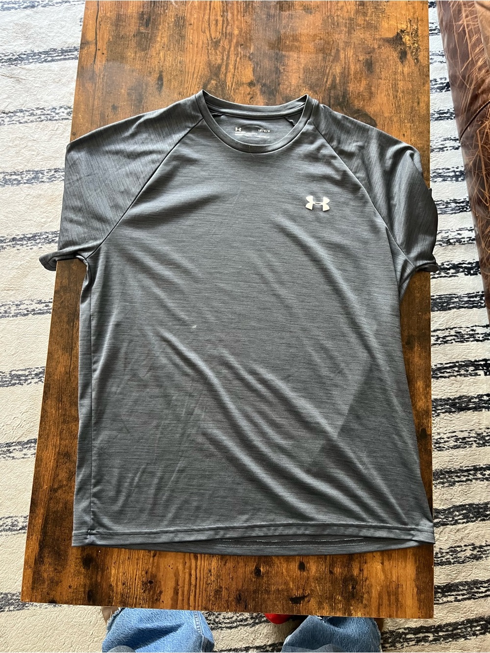 Under Armour Men's Dark Gray Short-Sleeve Athletic Tee